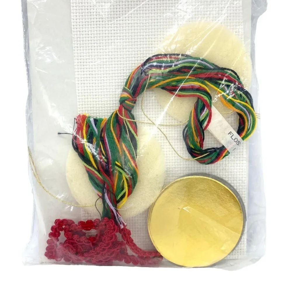 Vintage Christmas Cheer Cross Stitch Ornaments Kit